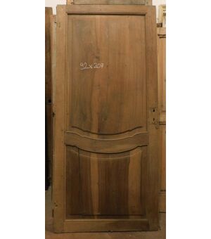 pte105 - simple door in walnut, size cm l 94 xh 208 x d. 3     