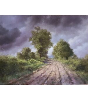  Pompilio Mandelli." Paesaggio dopo la tempesta"  
