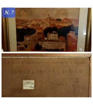 DIPINTO OLIO DI CARLO QUAGLIA