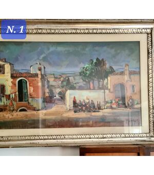 DIPINTO AD OLIO G. MAGGI " DONNE DEL SUD"