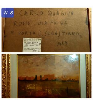 DIPINTO AD OLIO CARLO  QUAGLIA