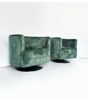 Coppia di poltrone girevoli - Anni 90