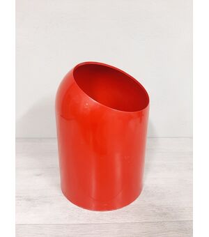 CESTINO DA TERRA O DA TAVOLO MARCHIATO GEDY DESIGN MAKIO HASUIKE ANNI 70