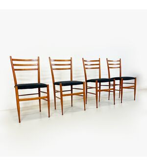 Sedie Decò - legno e velluto