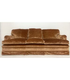 Divano in velluto di seta