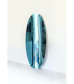 Specchio blu concavo - Contemporaneo