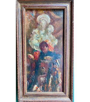 Ritratto di donna e tema religioso