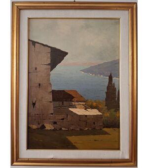 Gino De Lai (1891-1960), Veduta del lago di Garda