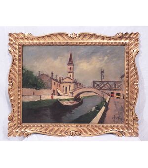 Cattaneo Achille (Milano 1872-1931) - Navigli