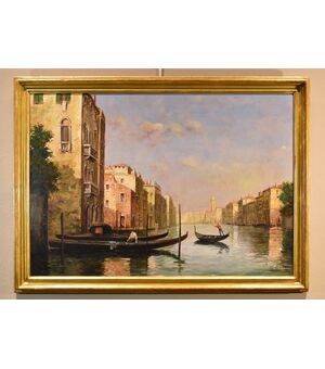 Veduta di Venezia con il Canal Grande, Antoine Bouvard, detto Marc Aldine (L’Isere 1875 - Parigi 1957)