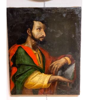 Giuda Taddeo Apostolo - Scuola lombarda XVII secolo . Cm 77 x62 