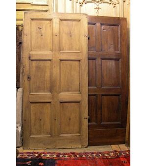 pts400 pair of walnut doors mis. 92.5 x 200 cm
