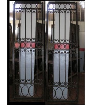 dars154 iron gate, two doors, mis. 140 cm xh 230