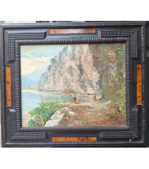 Arturo Verni, Scogliera sul lago di Garda