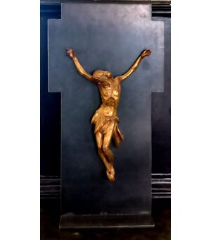 Cristo in legno intagliato e dorato