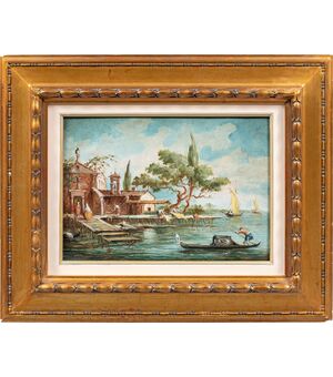 Lucia Ponga degli Ancillo (Venezia 1887 - 1966) - Capriccio veneziano.