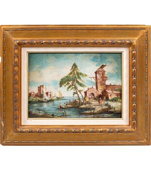 Lucia Ponga degli Ancillo (Venezia 1887 - 1966) - Capriccio veneziano.