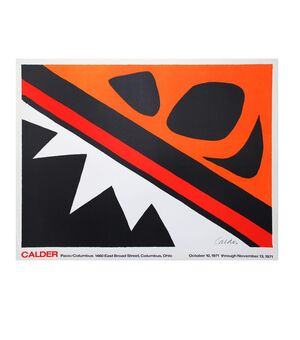 Alexander Calder "La Grenouille Et La Scie Lithograph" 1971
