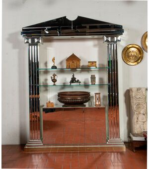 Libreria/espositore a specchi, Italia, anni 60’- 70’