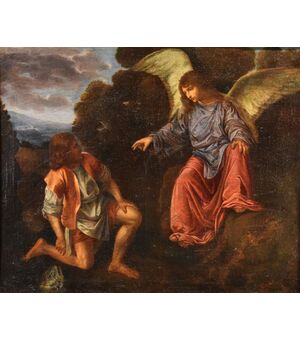 Tobiolo e l’Angelo - Giovanni Gerolamo Savoldo (Brescia, 1480 circa – post 1548) Seguace di