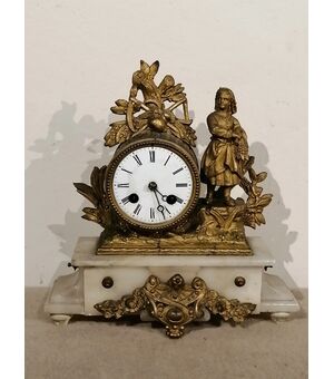 Orologio dell'800 in antimonio