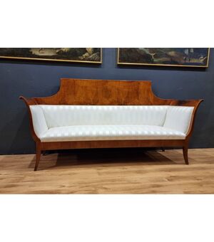 DIVANO BIEDERMEIER IMPERIALE  IN NOCE DEL1830 VIENNA