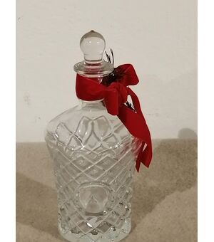 Bottiglia anni '50 in vetro