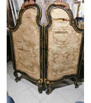 Separè veneziano in legno intagliato e dipinto - Luigi XV - '700