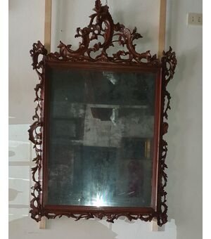 Specchiera Luigi XVI intagliata -  Venezia seconda metà del '700