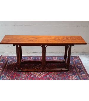 Tavolo consolle in palissandro di Tito Agnoli Pierantonio Bonacina anni 60 vintage