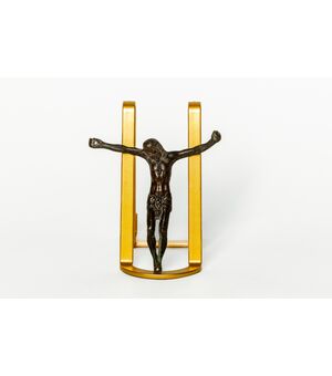 Cristo in bronzo patinato - Italia XVI secolo