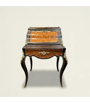 
Bonheur du Jour Napoleone III in palissandro e bois de rose