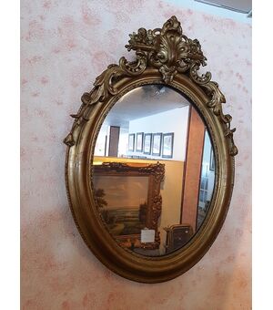 Specchio Specchiera  ovale H 110 - L 78