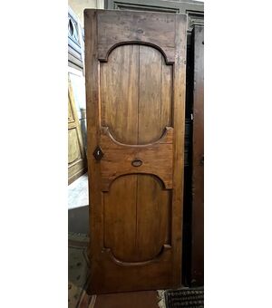 PTCI566 - Portoncino in noce, epoca '700, misura cm L 69 x H 202