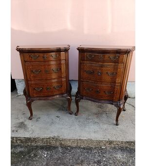 Coppia comodini mossi