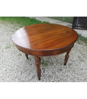 TAVOLO ALLUNGABILE IN NOCE 800