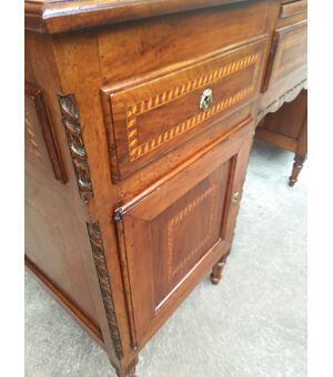 Scrivania da centro Luigi XVI