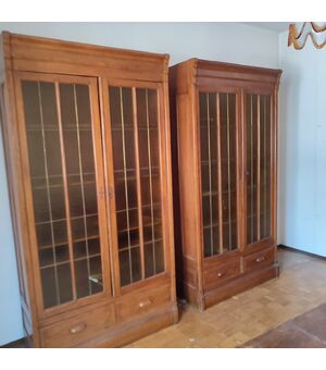 Coppia di librerie anni 30