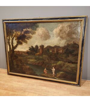 Paesaggio con figure 600