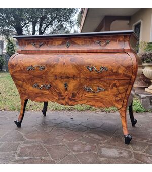 Cassettone Lombardo Fine '800 in Stile Luigi XV