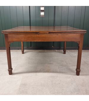Tavolo allungabile in noce Direttorio 1770 in noce