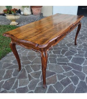 Tavolo direttorio del 700 in noce Venezia