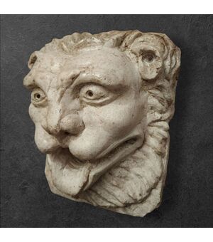 Beautiful 17th century marble mask