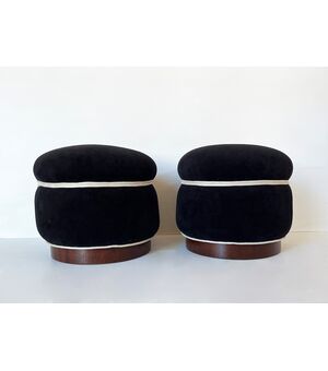 Pouf tondi - Decò 1940 (2 pz)