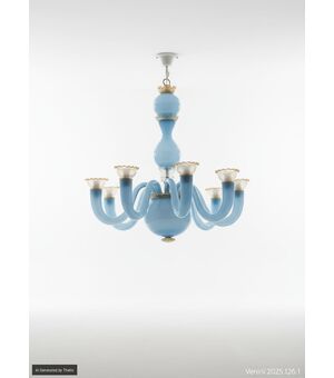 Gio Ponti (Milano, 1891 - 1979)  Lampadario, 1946