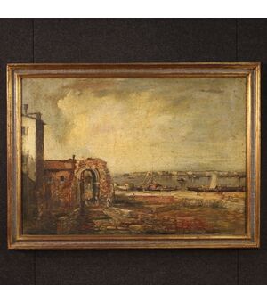 Dipinto italiano marina del XX secolo