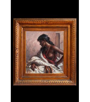 Clemente Tafuri (Salerno 1903-Genova 1971),  "Chiromante africana"