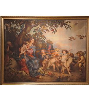 "RIPOSO DURANTE LA FUGA IN EGITTO" - SUCCO D' ERBA - 1961