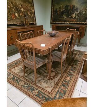 Tavolo e sedie di Pierluigi Colli di Framar, anni 50'