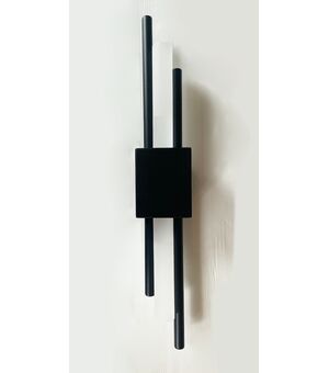 Applique nera - Stile industriale contemporaneo (2 pz disponibili)